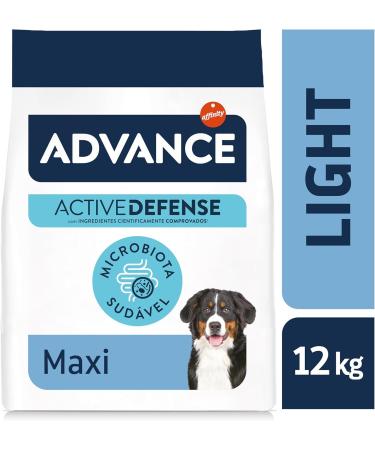 Advance Maxi Adult Light - Croquettes for Large Breed Adult Dogs with Chicken - 12kg - Buy Online on GoSupps.com