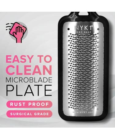 RUSTPROOF Callus Remover for Feet | XL Professional Pedicure Foot File & Spa Products | Effective Wet & Dry Dead Skin Scrubber - Non-Electric Foot Care Kit - Buy Online on GoSupps.com