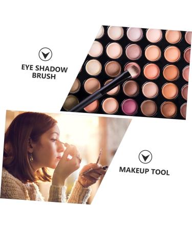 Baluue 12 Pcs Eye Shadow Brush Eye Blending Brush Eyeshadow Transparent Plastic Handle 14.6x0.9cmx2pcs Assorted Colorx2pcs - Buy Online on GoSupps.com