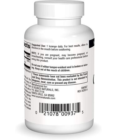 Source Naturals Coenzymated B-3 25 mg Lozenges - 60 Count | Boost Energy & Metabolism - Buy Online on GoSupps.com