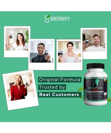 GREENVIFY DentalPrime MAX Probiotic Supplement 40 Billion CFU MAKTREK Bi-Pass Technology 60 Capsules 30-Day Supply (5) - Buy Online on GoSupps.com
