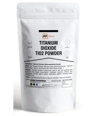 mGanna 100% Natural Non-Nano & Uncoated Titanium Dioxide Powder for Skin Hair and Health Care 1 LBS / 454 GMS