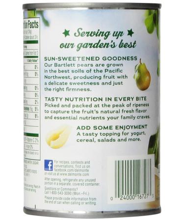 Del Monte Pear Halves Lite 15 Oz - Fresh and Delicious Fruit Option - Buy Online on GoSupps.com