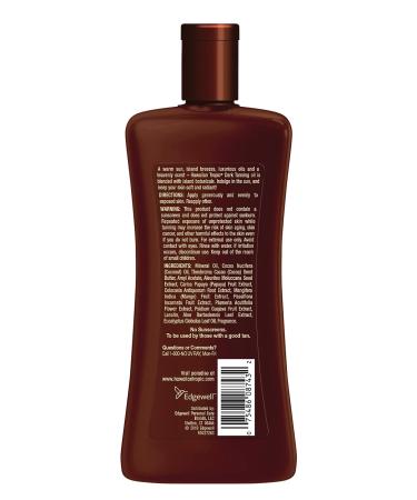 Hawaiian Tropic Dark Tanning Oil Original 8 oz - Intense Tanning Formula - Buy Online on GoSupps.com
