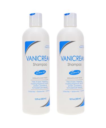 Vanicream Shampoo for Sensitive Skin 12 oz (Pack of 2) - Gentle Formula for Sensitive Skin - 12 Fl Oz x 2 - Buy Online on GoSupps.com