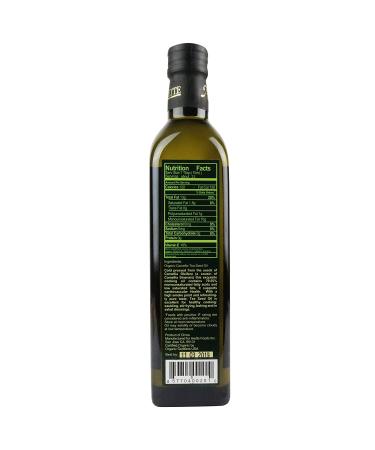 Arette Organic Tea Seed Oil (USDA Certified) Extra Virgin  No Flavor  Extra Light  Cold Pressed 17 Ounces (500 Milliliter) - Buy Online on GoSupps.com