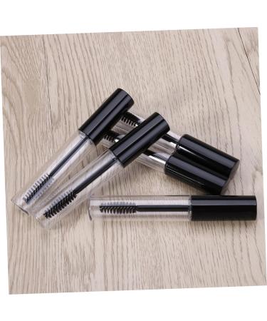 Didiseaon 5pcs Eyelash Cream Bottle Mascara Tubes with Wands Empty Glass Empty Tube Makeup Brushes DIY Round 1 g (Pack of 1) Black - Buy Online on GoSupps.com