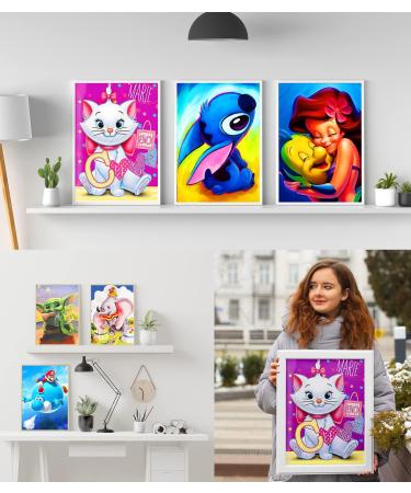 YOMEIA 6 Pack Diamond Painting Kits - DIY Gem Art for Adults & Beginners - Full Drill 5D Diamond Painting Kit - Home Wall Decor Gifts - Round Diamonds - 11.8x15.7 - Buy Online on GoSupps.com