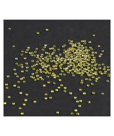 FEIlei Mini Beads Nail Charms Nail Gems Gold Silver Nail Art Studs Nail Art Decorations