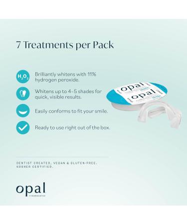 Opalescence Go Opal Teeth Whitening Trays - 7 Treatments Sensitivity Toothpaste & Mouthwash | Hydrogen Peroxide Cool Mint Flavor - Ultra Effective & Convenient - Buy Online on GoSupps.com
