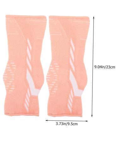 FRCOLOR Ankle Socks with Heel Protector | Thermal Foot Arch Support & Warm Compression Socks for Men & Women - Pink - Buy Online on GoSupps.com