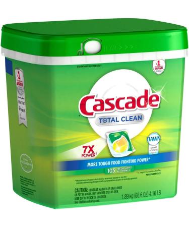 Cascade Total Clean Gel Dishwasher Detergent Pacs Fresh Scent (105 ct.) - Buy Online on GoSupps.com