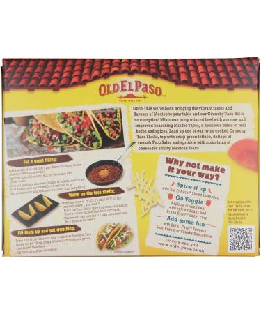 Old El Paso Taco Kit Crunchy Cheese and Paprika 308g - Buy Online on GoSupps.com