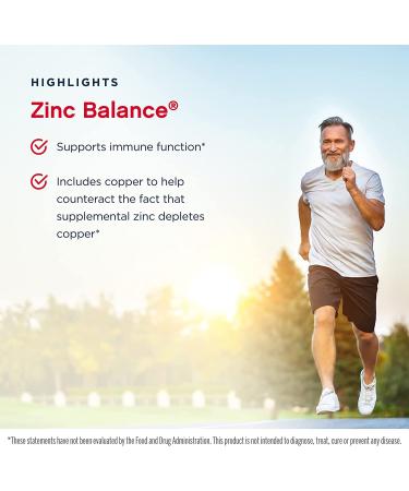 Jarrow Formulas Zinc Balance - 100 Capsules for Immune Support & Healthy Skin - Buy Online on GoSupps.com