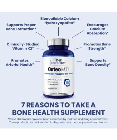 1MD Nutrition Bone Support Bundle - Includes Collagen Peptides and OsteoMD for Comprehensive Bone Support - Buy Online on GoSupps.com