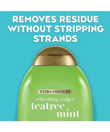 OGX Extra Strength Tea Tree Mint Scalp Shampoo - 13 fl oz | With Peppermint Oil & Witch Hazel | Paraben/Sulfate-Free - Buy Online on GoSupps.com