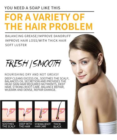 Ginger Hair Regrowth Shampoo Bar Ginger Shampoo Soap Ginger Shampoo Bar Solid Shampoo Bar (3pcs) - Buy Online on GoSupps.com