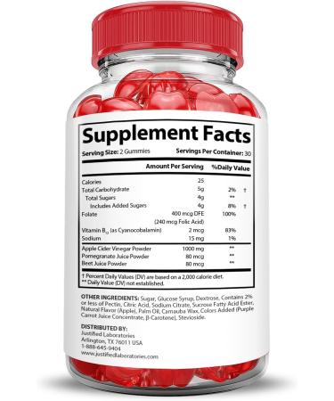 Buy Activboost Keto ACV Gummies 1000MG - Vegan Non-GMO Apple Cider Vinegar with Pomegranate & Beet Juice - 60 Count - Buy Online on GoSupps.com