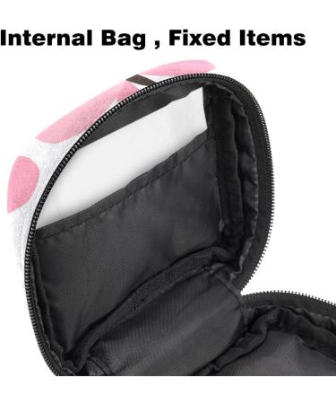 Buy Women's Binding Storage Bag - Menstrual Cup Pocket & Tampon Bag for Teens & Women - Portable Period Bag with Pink Butterflies - Buy Online on GoSupps.com