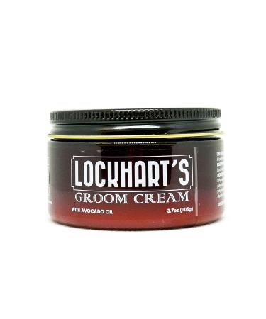 Lockhart's Professional Groom Cream - Light Hold & High Shine 3.7 oz - Tangerine Bergamot Scent - Buy Online on GoSupps.com