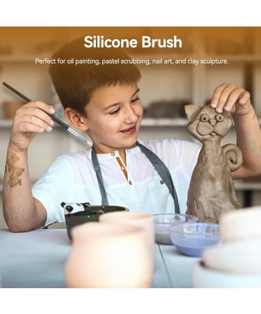 5 Pieces Shaper Silicone Pen Set | Soft Modelling Brush & Clay Tools for Shaping | Ideal for Crafts & Art Projects - Buy Online on GoSupps.com