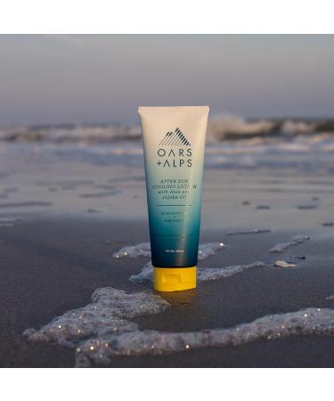 Oars + Alps After Sun Cooling Lotion - Aloe Vera & Cucumber Extract for Sunburn Relief | 8 Oz - Buy Online on GoSupps.com