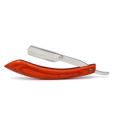 Insert razor with interchangeable blades incl. 2 interchangeable blades - handle in elegant wood look