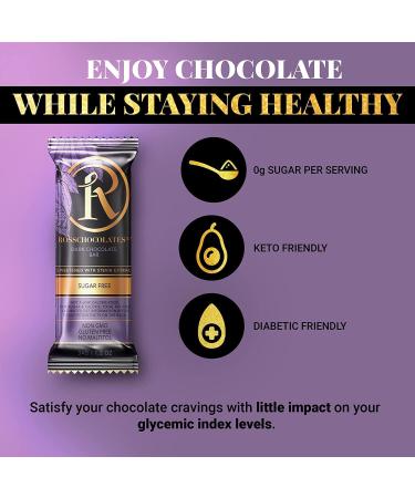 Ross Chocolates Dark Chocolate sweetened with Stevia (pack of 1) - Buy Online on GoSupps.com
