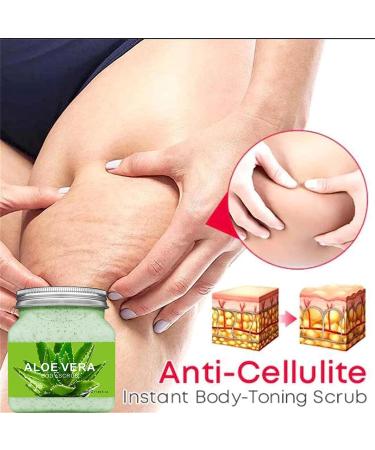 Aloe vera scrub aloe vera body scrub exfoliating gel to remove dead skin exfoliating scrub for all skin - Buy Online on GoSupps.com