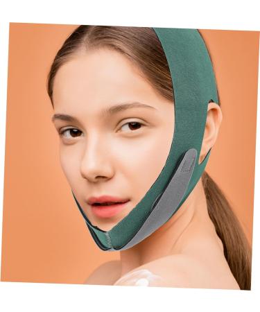 Baluue Face-lifting Tool Belt Beauty Bandage Reusable v Line Belt Slimming Mask Green Spandex - Buy Online on GoSupps.com