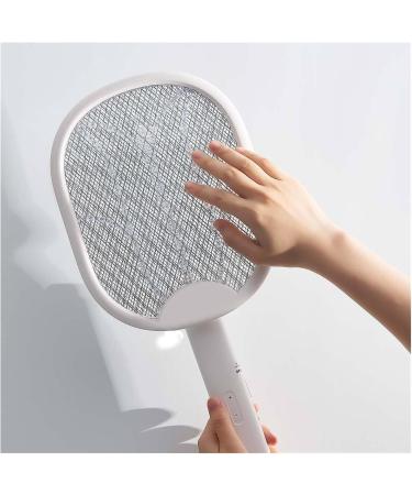 Folding Electric Mosquito Lamp Swatter 3 in 1 USB Rechargeable UV Light Mosquito Fly Killer Bug Zapper Camping Antimosquitos X White - Buy Online on GoSupps.com