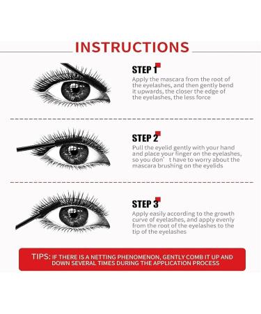 Yanquina Super Long Mascara Yanquina Super Long Luxurious Mascara Yankina Super Long Mascara 4D Silk Fiber Lash Mascara 4D Waterproof and Sweatproof Mascara for Women Smoother Curly Thick (3Pcs) - Buy Online on GoSupps.com