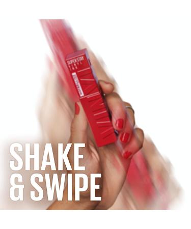 Maybelline Super Stay Vinyl Ink Longwear Liquid Lipcolor - Red-Hot Fire Engine Red 0.14 fl oz - Buy Online on GoSupps.com