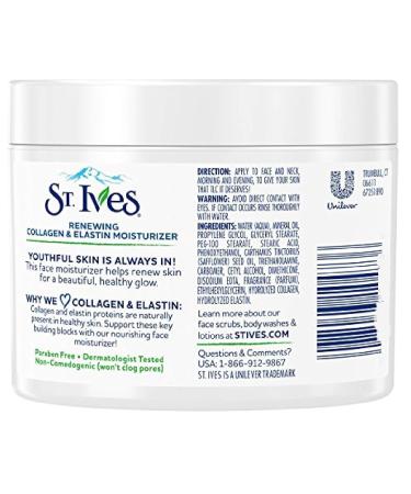 St Ives Renewing Collagen & Elastin Face Moisturizer 10oz - Pack of 3 International Shipping Available - Buy Online on GoSupps.com