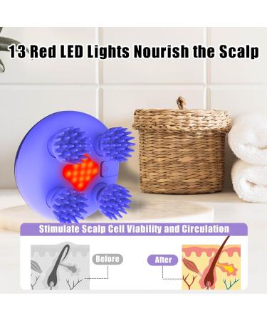 Zonttr Portable Waterproof Scalp Massager for Hair Growth - Electric Head Massager for Relaxation - Buy Online on GoSupps.com