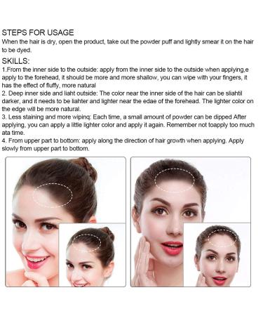 Dark Brown Hairline Powder - Waterproof Hair Shadow for Thinning Hair - 12g - Buy Online on GoSupps.com