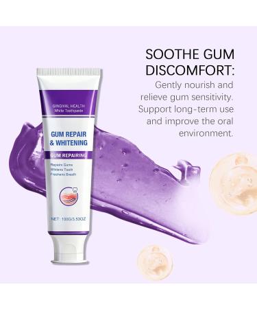 Whitening Toothpaste for Adults 100g Safe Cleansing Toothpaste for Enamel Anti-Stain | Gentle Natural Toothpaste with Fresh Anti-Stain Action | Refreshing Safe for Enamel Gum Health - Buy Online on GoSupps.com