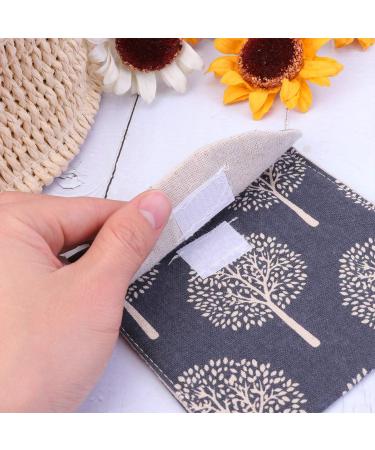 Milisten 8pcs Cotton Sanitary Napkins Bag Pouch - Women's Nursing Pad Holder Purse for Girls - Buy Online on GoSupps.com