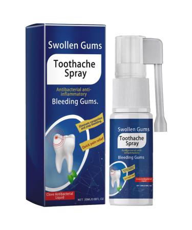 Spray Contre les Maux de Dents Soulagement Instantan des Maux de Dents Spray de Soulagement de la Douleur Dentaire R paration des Gencives 20ML 1PC
