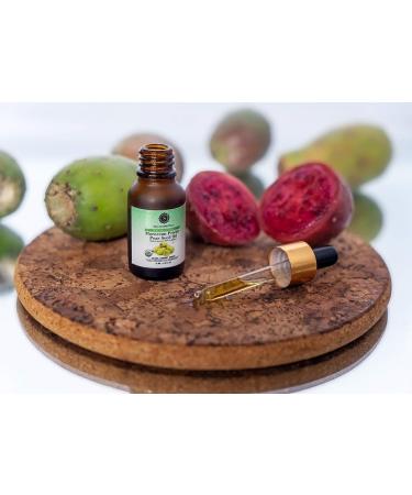 Skalli Essentials Organic Moroccan Prickly Pear Seed Oil | Anti-Aging Face Serum & Dark Circles Under Eye Treatment | Premium Grade Moisturizer (15 mL) - Buy Online on GoSupps.com
