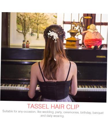 FRCOLOR 2 Pairs antique hairpin headdress flower hair clips hair clips for styling sectioning hair charms wedding hair pearl hair accessories Chinese hair clip alloy Hanfu bride vintage - Buy Online on GoSupps.com