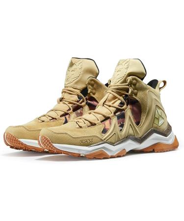 RAX Men's Peak Wolf Waterproof Hiking Boot | Lightweight Backpacking Shoe | Khaki, Size 12 - Buy Online on GoSupps.com