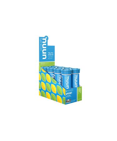 Nuun Active: Electrolyte-Rich Sports Drink Tablets Lemon Lime Box of 8 Tubes (80 servings) Sports Drink for Replenishment of Essential Electrolytes Lost Through Sweat