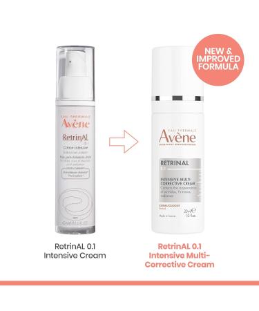 Av ne Retrinal Intensive Multi-Corrective Cream Retinal Face Cream Formulated with Retinaldehyde Niacinamide & Hyaluronic Acid Anti-aging Cream Visibly Reduces Wrinkles & Fine Lines 1 Fl Oz Retrinal 0.1% - Buy Online on GoSupps.com