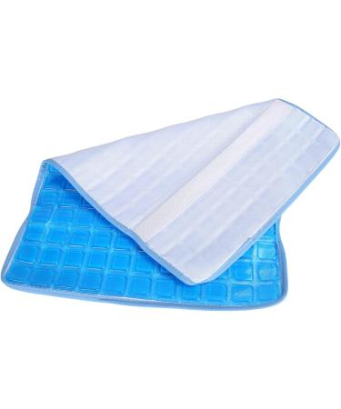 Syrisora Cooling Gel Pillow Mat Soft Cushion Flexible and Foldable for Summer Ideal for Home and Beauty Salons - Buy Online on GoSupps.com