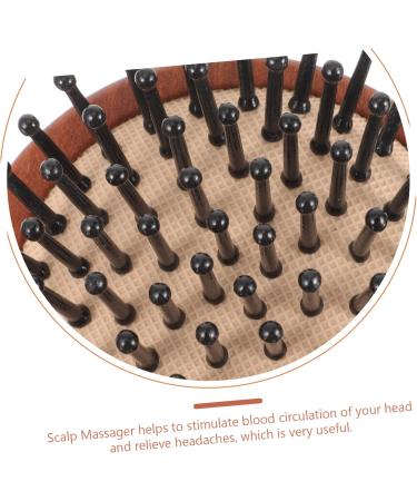 Buy Hapinary Bear-Shaped Wooden Comb & Massage Brush - Scalp Washer & Hair Massage Tool - Ideal for Healthy Hair Care | International Shipping Available - Buy Online on GoSupps.com