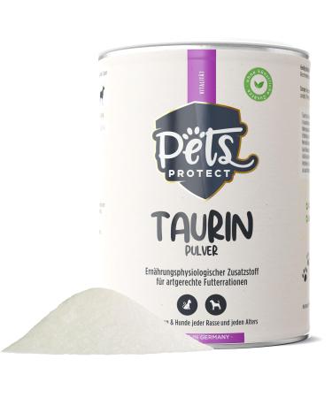Pets Protect 100% pure taurine powder for cats & dogs 150 g |Healthy maintenance retina & organ function |Immune system & metabolism |Strengthening cardiovascular system |German production 150 g (1 Pack) - Buy Online on GoSupps.com