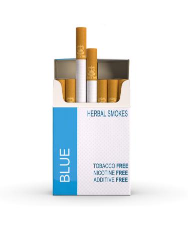 Honeyrose BLUE - Tobacco & Nicotine FREE Herbal Cigarettes Made in England
