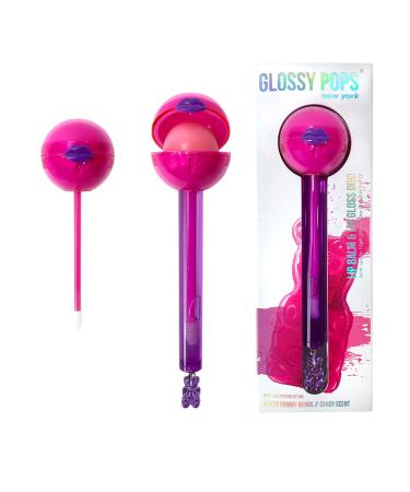 Glossy Pops Scented Clear Lip Balm & Clear Lip Gloss Combo | Sweet Treat Collection (Gimmy Gummy Bear - Candy Scent), 1 count