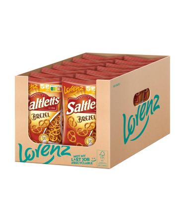 Lorenz Snack World Saltletts Pretzels - 14x200g Bulk Pack | Crunchy Snack for International Shipping - Buy Online on GoSupps.com